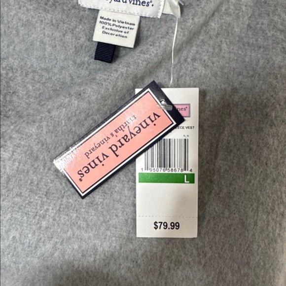 NWT Vineyard Vines Woman’s Fleece Vest size L - Picture 11 of 11